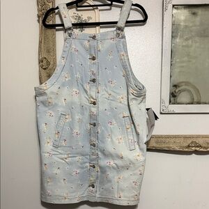 Celebrity Pink Light Blue Skirtall with Floral Accents jumper